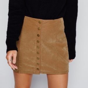 Free people vegan leather skirt OB527316